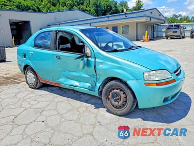 Czwarte zdjęcie samochodu z boku: 2006 CHEVROLET AVEO BASE VIN:KL1TD56666B526485 - miniatura