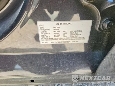 Zdjęcie 13 z 13 samochodu: 2024 TESLA MODEL Y VIN:7SAYGDED7RF018675 - miniatura