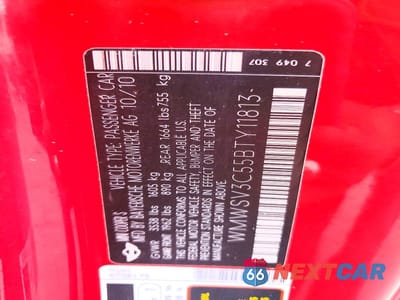 Zdjęcie 12 z 12 samochodu: 2011 MINI COOPER S VIN:WMWSV3C55BTY11813 - miniatura