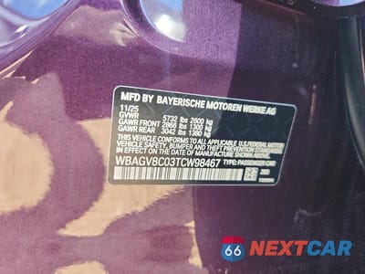 Zdjęcie 13 z 13 samochodu: 2026 BMW M850XI VIN:WBAGV8C03TCW98467 - miniatura