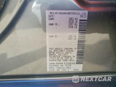 Zdjęcie 13 z 13 samochodu: 2024 NISSAN ALTIMA SV VIN:1N4BL4DV4RN320666 - miniatura