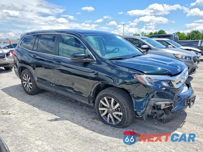 Czwarte zdjęcie samochodu z boku: 2020 HONDA PILOT EXL VIN:5FNYF6H54LB013036 - miniatura