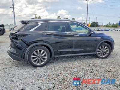 Trzecie zdjęcie samochodu z tyłu: 2021 INFINITI QX50 LUXE VIN:3PCAJ5BA6MF101653 - miniatura