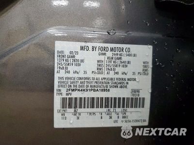 Zdjęcie 14 z 14 samochodu: 2023 FORD EDGE TITANIUM VIN:2FMPK4K91PBA18958 - miniatura