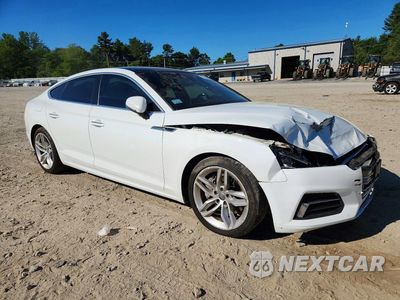 Czwarte zdjęcie samochodu z boku: 2019 AUDI A5 PREMIUM VIN:WAUANCF57KA060443 - miniatura