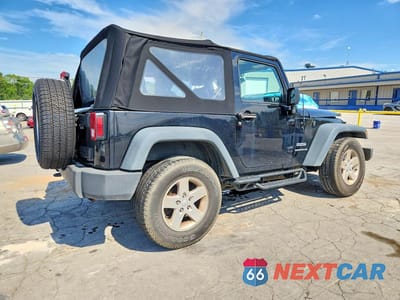 Trzecie zdjęcie samochodu z tyłu: 2014 JEEP WRANGLER SPORT VIN:1C4GJWAGXEL278162 - miniatura