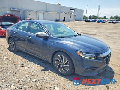 Czwarte zdjęcie samochodu z boku: 2019 HONDA INSIGHT TOURING VIN:19XZE4F95KE020373 - miniatura