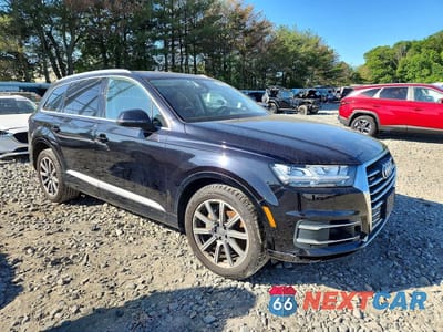 Czwarte zdjęcie samochodu z boku: 2018 AUDI Q7 PREMIUM PLUS VIN:WA1LAAF79JD041686 - miniatura
