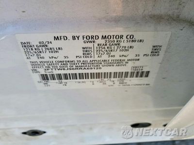 Zdjęcie 13 z 13 samochodu: 2024 FORD MAVERICK XLT VIN:3FTTW8J96RRA69120 - miniatura