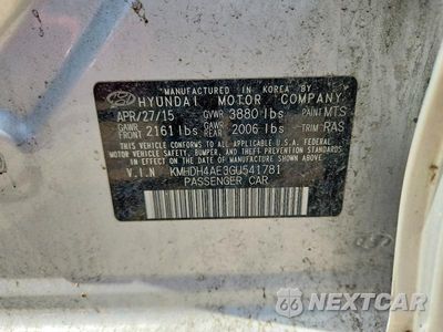 Zdjęcie 12 z 12 samochodu: 2016 HYUNDAI ELANTRA SE VIN:KMHDH4AE3GU541781 - miniatura