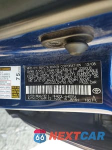Zdjęcie 12 z 12 samochodu: 2009 TOYOTA PRIUS BASE VIN:JTDKB20U297881757 - miniatura