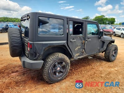 Trzecie zdjęcie samochodu z tyłu: 2014 JEEP WRANGLER UNLIMITED SPORT VIN:1C4BJWKG6EL280788 - miniatura
