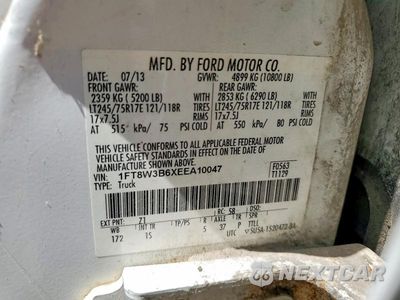 Zdjęcie 13 z 13 samochodu: 2014 FORD F350 SUPER DUTY VIN:1FT8W3B6XEEA10047 - miniatura