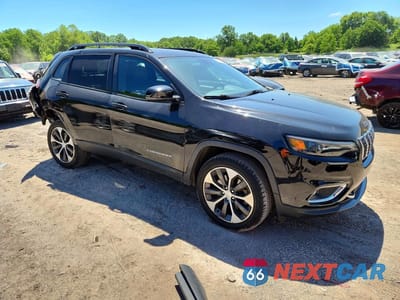 Czwarte zdjęcie samochodu z boku: 2022 JEEP CHEROKEE LIMITED VIN:1C4PJMDX6ND542343 - miniatura