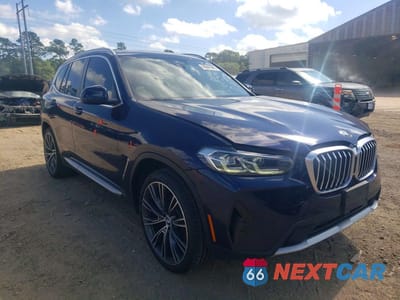 Czwarte zdjęcie samochodu z boku: 2023 BMW X3 SDRIVE30I VIN:5UX43DP06P9N51205 - miniatura