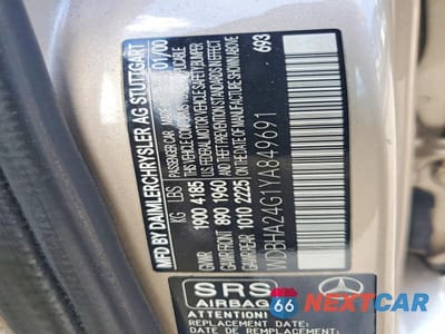 Zdjęcie 12 z 12 samochodu: 2000 MERCEDES-BENZ C 230 VIN:WDBHA24G1YA849691 - miniatura