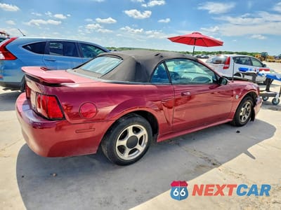 Trzecie zdjęcie samochodu z tyłu: 2004 FORD MUSTANG VIN:1FAFP44664F204788 - miniatura