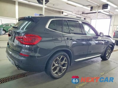 Trzecie zdjęcie samochodu z tyłu: 2020 BMW X3 XDRIVE30I VIN:5UXTY5C05L9D42723 - miniatura