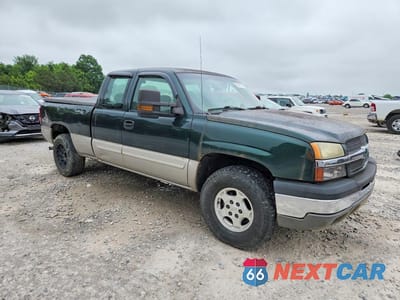 Czwarte zdjęcie samochodu z boku: 2004 CHEVROLET SILVERADO K1500 VIN:1GCEK19T14Z216234 - miniatura