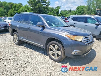 Czwarte zdjęcie samochodu z boku: 2012 TOYOTA HIGHLANDER LIMITED VIN:5TDDK3EH0CS106056 - miniatura