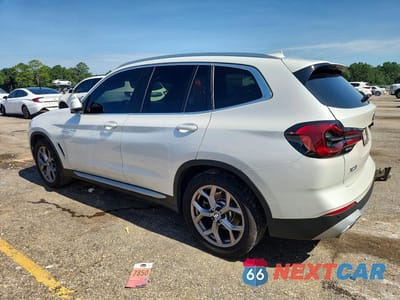 Drugie zdjęcie samochodu z przodu: 2022 BMW X3 SDRIVE30I VIN:WBX47DP07NN153532 - miniatura