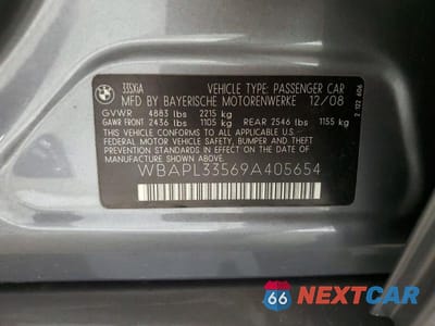 Zdjęcie 12 z 12 samochodu: 2009 BMW 335 XI VIN:WBAPL33569A405654 - miniatura