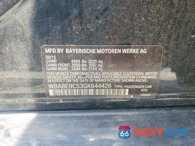 Zdjęcie 12 z 12 samochodu: 2016 BMW 328 I SULEV VIN:WBA8E9C53GK644426 - miniatura