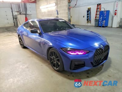 Czwarte zdjęcie samochodu z boku: 2021 BMW M440XI VIN:WBA13AR03MCG06661 - miniatura