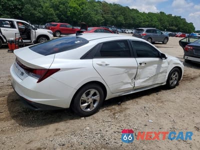 Trzecie zdjęcie samochodu z tyłu: 2021 HYUNDAI ELANTRA SE VIN:5NPLL4AG5MH034693 - miniatura