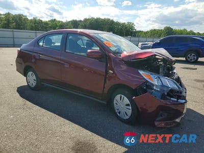 Czwarte zdjęcie samochodu z boku: 2024 MITSUBISHI MIRAGE G4 ES VIN:ML32FUFJ9RHF18823 - miniatura
