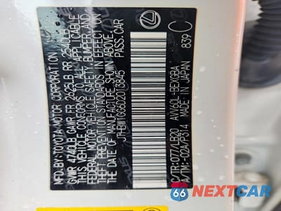 Zdjęcie 13 z 13 samochodu: 2013 LEXUS ES 300H VIN:JTHBW1GG6D2013845 - miniatura
