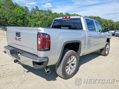 Trzecie zdjęcie samochodu z tyłu: 2018 GMC SIERRA K1500 SLT VIN:3GTU2NEC5JG605446 - miniatura