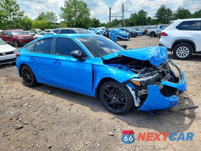 Czwarte zdjęcie samochodu z boku: 2022 HONDA CIVIC SPORT VIN:19XFL2H85NE018306 - miniatura