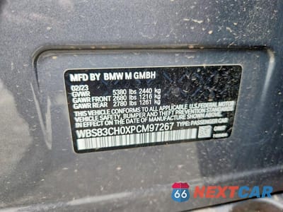 Zdjęcie 13 z 13 samochodu: 2023 BMW M5 VIN:WBS83CH0XPCM97267 - miniatura
