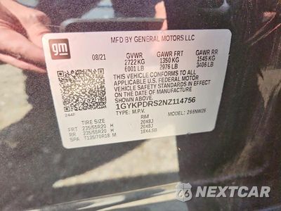 Zdjęcie 13 z 13 samochodu: 2022 CADILLAC XT6 PREMIUM LUXURY VIN:1GYKPDRS2NZ114756 - miniatura