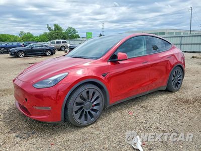 2021 TESLA MODEL Y 5YJYGDEF9MF124584 - główne zdjęcie licytacji z USA - miniatura