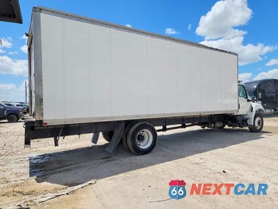 Trzecie zdjęcie samochodu z tyłu: 2023 INTERNATIONAL MV607 REFRIGERATED BOX TRUCK VIN:3HAEUMML6PL262510 - miniatura