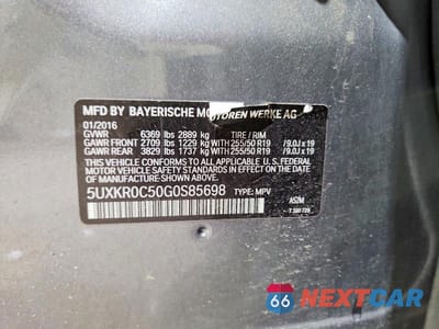 Zdjęcie 13 z 13 samochodu: 2016 BMW X5 XDRIVE35I VIN:5UXKR0C50G0S85698 - miniatura