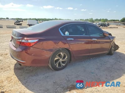 Trzecie zdjęcie samochodu z tyłu: 2017 HONDA ACCORD LX VIN:1HGCR2F31HA057640 - miniatura