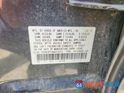 Zdjęcie 12 z 12 samochodu: 2016 ACURA ILX PREMIUM VIN:19UDE2F72GA015575 - miniatura