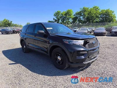 Trzecie zdjęcie samochodu z tyłu: 2020 FORD EXPLORER POLICE INTERCEPTOR VIN:1FM5K8ABXLGA20150 - miniatura