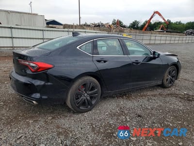 Trzecie zdjęcie samochodu z tyłu: 2023 ACURA TLX TECHNOLOGY VIN:19UUB5F41PA002123 - miniatura