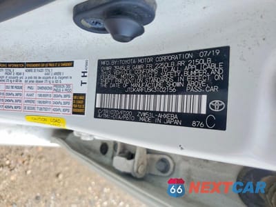 Zdjęcie 12 z 12 samochodu: 2019 TOYOTA PRIUS LE VIN:JTDKARFU5K3102156 - miniatura