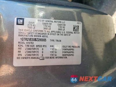 Zdjęcie 12 z 12 samochodu: 2011 GMC SIERRA K1500 SLE VIN:1GTR2VE30BZ286805 - miniatura