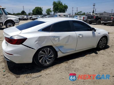 Trzecie zdjęcie samochodu z tyłu: 2019 HONDA INSIGHT TOURING VIN:19XZE4F96KE033908 - miniatura