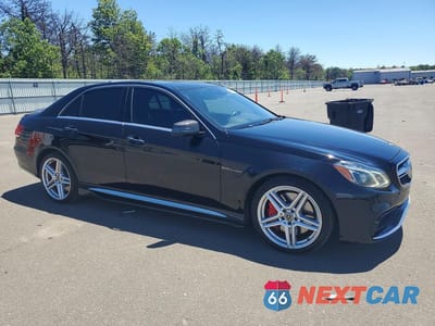 Czwarte zdjęcie samochodu z boku: 2016 MERCEDES-BENZ E 63 AMG-S VIN:WDDHF7GB7GB253113 - miniatura