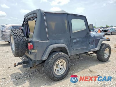 Trzecie zdjęcie samochodu z tyłu: 1995 JEEP WRANGLER / YJ S VIN:1J4FY19P2SP285460 - miniatura