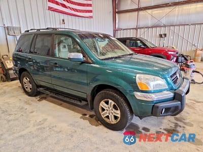 Czwarte zdjęcie samochodu z boku: 2003 HONDA PILOT EXL VIN:2HKYF18643H503974 - miniatura