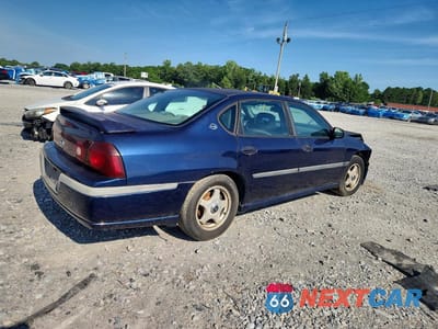Trzecie zdjęcie samochodu z tyłu: 2001 CHEVROLET IMPALA LS VIN:2G1WH55K919184817 - miniatura