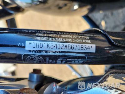 Zdjęcie 8 z 8 samochodu: 2010 HARLEY DAVIDSON FLHX VIN:1HD1KB412AB671834 - miniatura